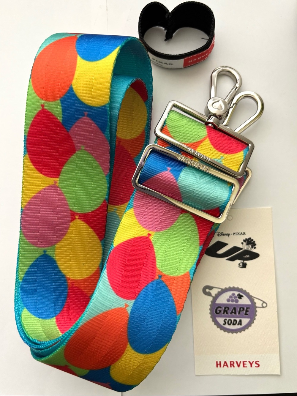 Harveys Disney Pixar UP! Balloons CNC Click & Carry Seatbelt Strap Adjustable